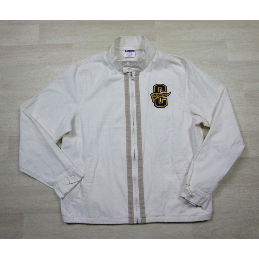 Champion Bomber Jacket (L) Retro 60s Style Harrington Chinstrap Cotton Painters